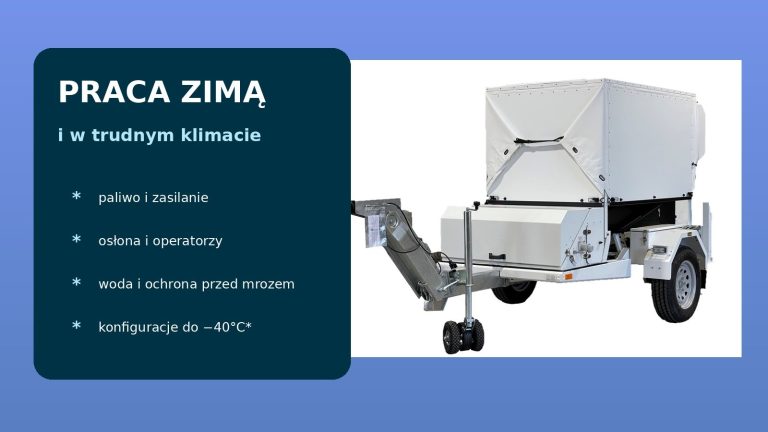 Kuchnia polowa do pracy zimą i w trudnym klimacie