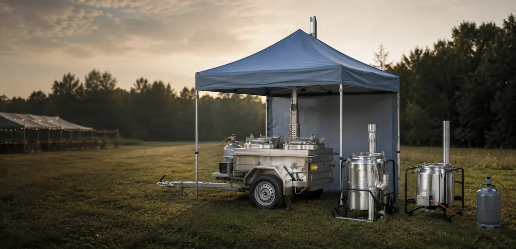Mobilne kuchnie polowe Teuvan: LFK150, FC75 i FC30